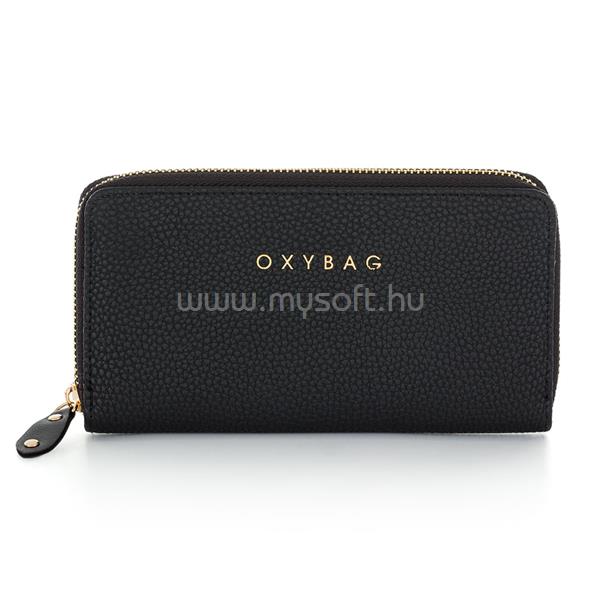 OXYBAG Leather Black Mony L női pénztárca