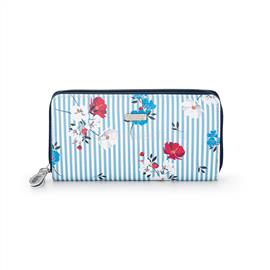 OXYBAG Navy Flowers Mony L női pénztárca 9-25421 small