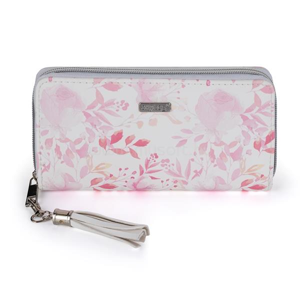 OXYBAG Pink Flowers Mony L női pénztárca