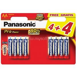 PANASONIC LR6 Pro Power 8db/blister AA ceruza elem LR6PPG/8_4+4 small