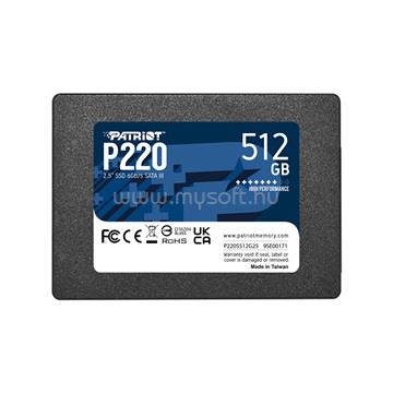 PATRIOT SSD 512GB 2,5" SATA3 P220