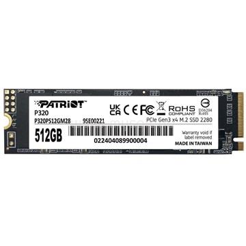 PATRIOT SSD 512GB M.2 2280 NVMe PCIe P320