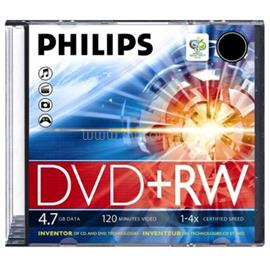 PHILIPS DVD+RW47 4x újraírható DVD lemez PH787710 small