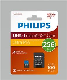 PHILIPS Micro SDXC Memóriakártya 256GB Class 10 UHS-I U1 Adapter PH133532 small