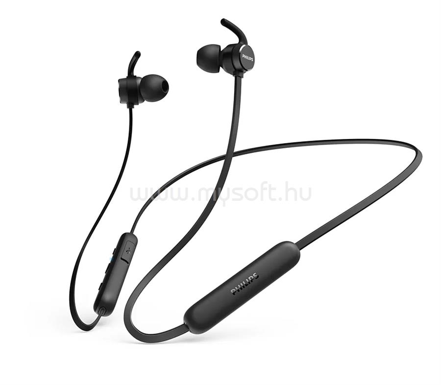 PHILIPS TAE1205BK/00 Bluetooth nyakpántos sport fülhallgató (fekete)