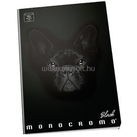PIGNA Monocromo Black A5 42lapos kockás füzet P1111-0524 small