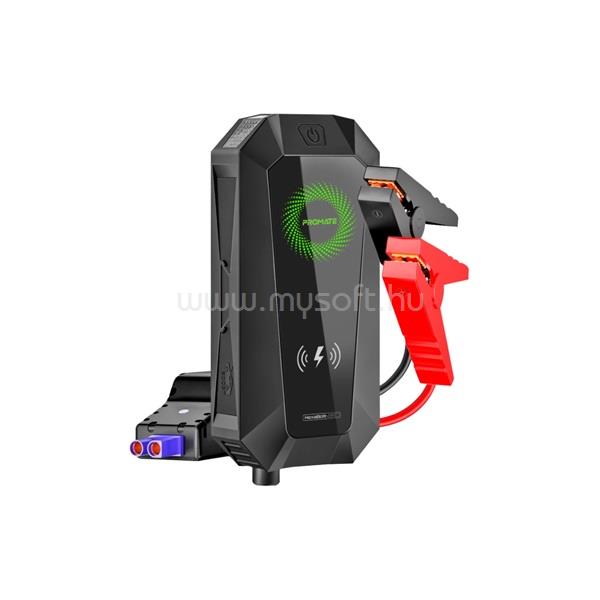 PROMATE Akkubank, autó indító HEXABOLT 20 19200mAh (Jump starter, 6in1, 1500A/12V, 2xUSB 3.0, LED, QC, fekete)