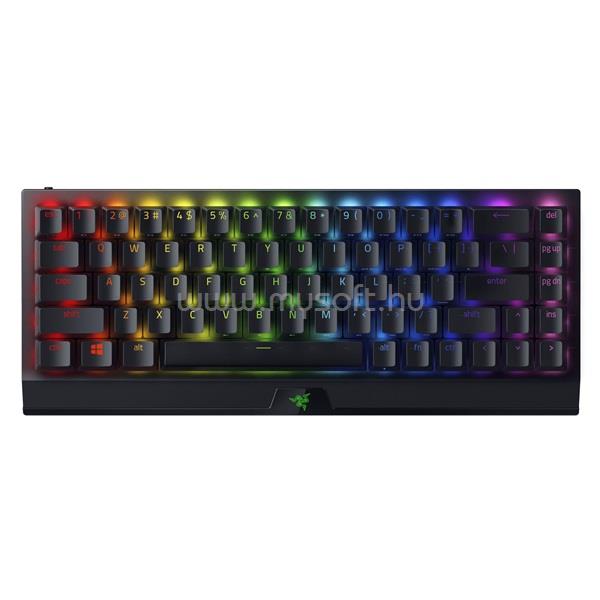 RAZER BlackWidow V3 Mini HyperSpeed  (yellow switch) gamer vezeték nélküli billentyűzet angol lokalizáció (fekete)