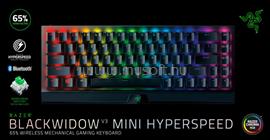 RAZER BlackWidow V3 Mini HyperSpeed (Green Switch) - US Layout RZ03-03891400-R3M1 small