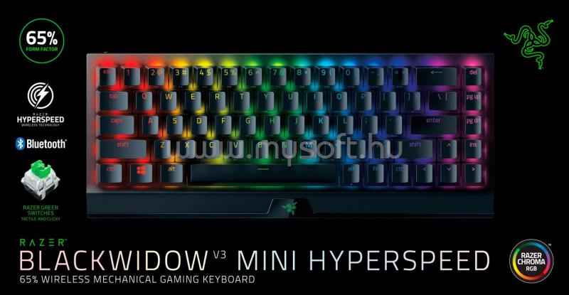 RAZER BlackWidow V3 Mini HyperSpeed (Green Switch) - US Layout