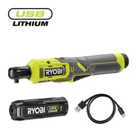 RYOBI RR14W4-120G 4V USB Lithium 1/4"-es racsnis kulcs, 1x 2,0Ah akkumulátor, töltő RYOBI_5133006255 small