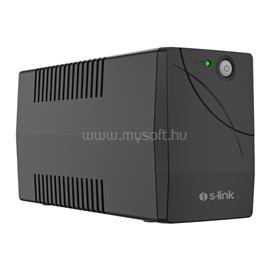 S-LINK FORCE U6 600VA szünetmentes tápegység (600VA, 12V7Ah*1, 360W, Line-Interactive, 2 db töltő aljzat) S-LINK_40016 small