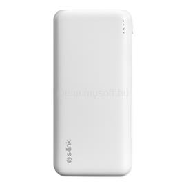 S-LINK G205 20000mAh powerbank (2xUSB, 18W Gyorstöltés QC3.0, Micro usb, Type-C, led, fehér) S-LINK_37412 small