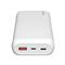 S-LINK G205 20000mAh powerbank (2xUSB, 18W Gyorstöltés QC3.0, Micro usb, Type-C, led, fehér) S-LINK_37412 small