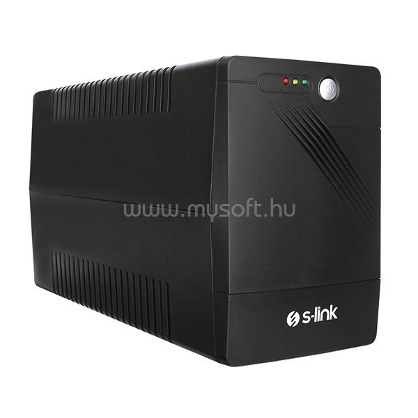 S-LINK MIGHT U150 1500VA szünetmentes tápegység (1500VA, 12V9Ah*2, 900W, Line-Interactive, 4 db töltő aljzat)