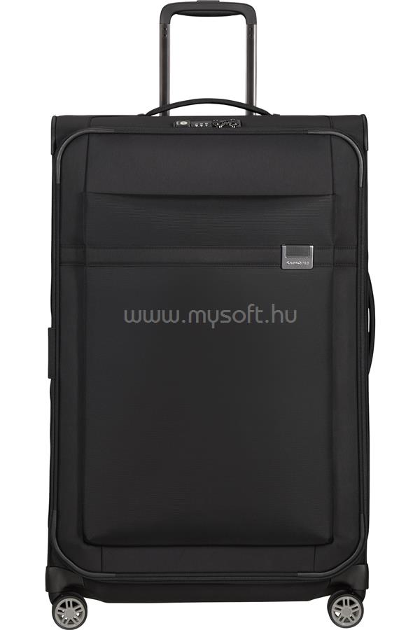 SAMSONITE Airea Spinner bővíthető 4 kerekes bőrönd 78cm (Fekete)