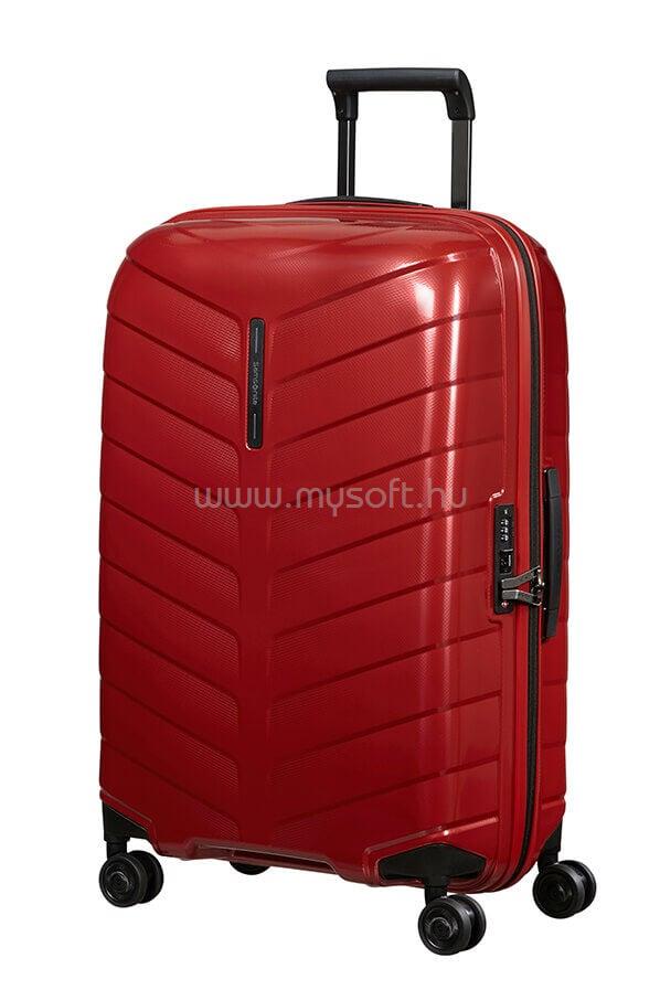 SAMSONITE Attrix Spinner 4 kerekes bőrönd 69cm (Piros)