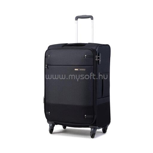 SAMSONITE Base Boost kibővíthető közepes méretű bőrönd 66 cm (fekete)