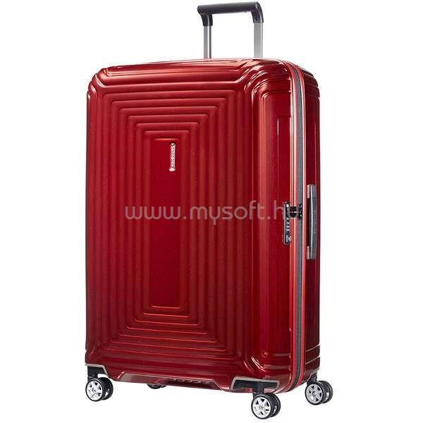 SAMSONITE Neopulse Spinner nagy méretű bőrönd 81/30 cm (fémvörös)