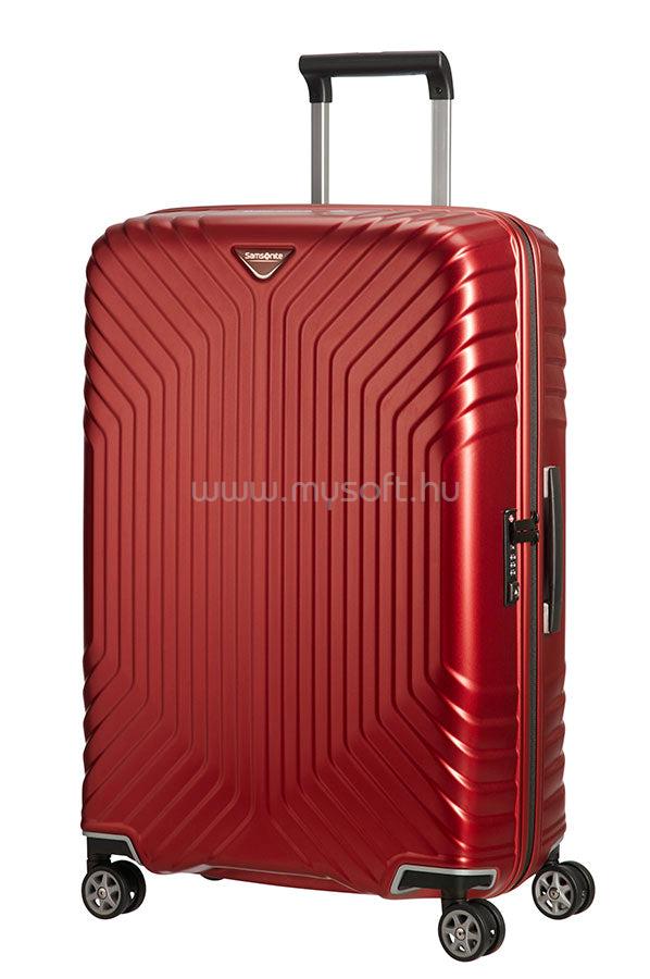 SAMSONITE Tunes Spinner nagy méretű bőrönd 81/30 cm (mattvörös)