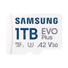 SAMSUNG Memóriakártya, EVO Plus microSDXC kártya, 1TB, UHS-1, U3, V30, A2, + SD Adapter, R160/W MB-MC1T0SA/EU small