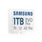 SAMSUNG Memóriakártya, EVO Plus microSDXC kártya, 1TB, UHS-1, U3, V30, A2, + SD Adapter, R160/W MB-MC1T0SA/EU small