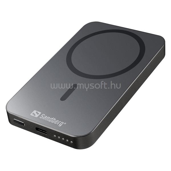 SANDBERG Akkubank - Mag Wireless Powerbank 5000 ALU