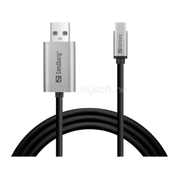 SANDBERG Kábel - USB-C to DisplayPort Cable 2M