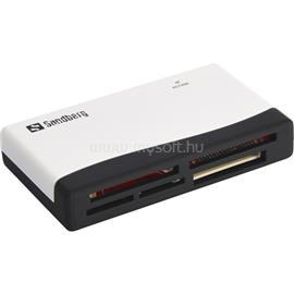 SANDBERG Multi Card Reader kártyaolvasó (fehér-fekete; USB; SD;SDHC;SDXC;XD;MS;CF) SANDBERG_133-46 small
