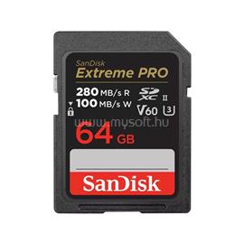 SANDISK 00215491 64GB SD Extreme Pro (SDXC Class 10 UHS-II U3) memóriakártya SANDISK_00215491 small