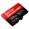 SANDISK 128GB Extreme Pro microSDXC A2 C10 V30 UHS-I U3 + adapter SDSQXCD-128G-GN6MA small