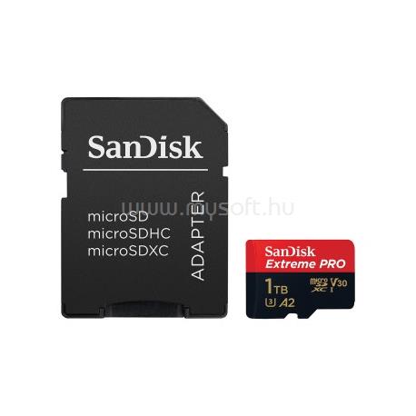 SANDISK 1TB SD micro Extreme Pro SDXC Class 10 UHS-I U3 memóriakártya adapterrel