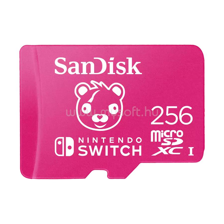 SANDISK 256GB microSDXC card for Nintendo Switch