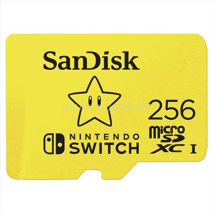 SANDISK 256GB microSDXC Nintendo Switch UHS-I CL10 U3 A1 V30