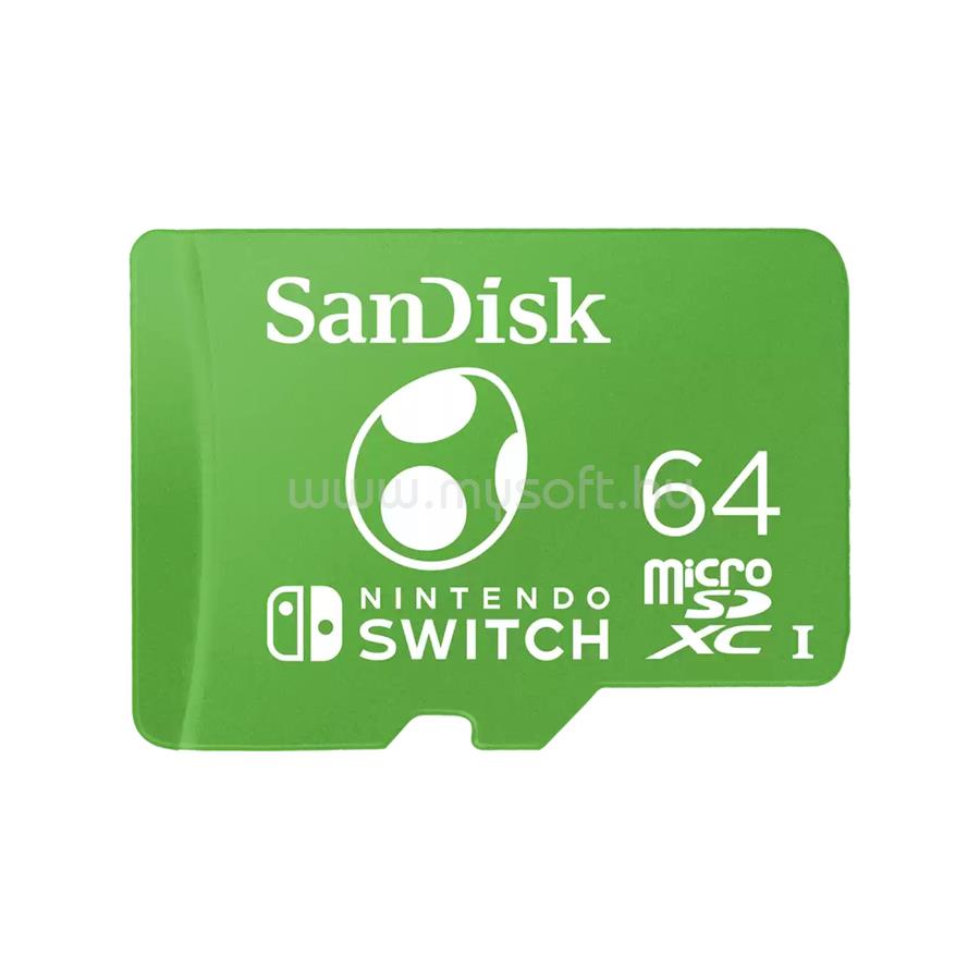 SANDISK 64 GB UHS-I Nintendo Licensed microSDXC Card For Nintendo Switch