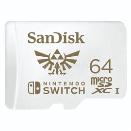 SANDISK 64GB SD micro (SDXC Class 10 UHS-I U3) Nintendo Switch memóriakártya 183551 small