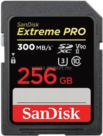 SANDISK EXTREME PRO SDXC 256GB 300MB/S 260MB/s Class 10 UHS-II U3 V90 memóriakártya SANDISK_SDSDXDK-256G-GN4IN small