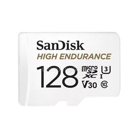 SANDISK High Endurance MicroSDXC memóriakártya 128GB, UHS-I + SD adapter SDSQQNR-128G-GN6IA small