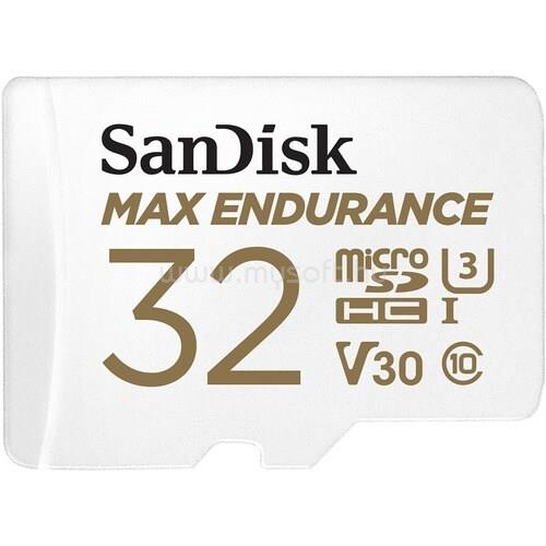 SANDISK MAX ENDURANCE MICROSDHC 32GB Class10 U3 V30 memóriakártya