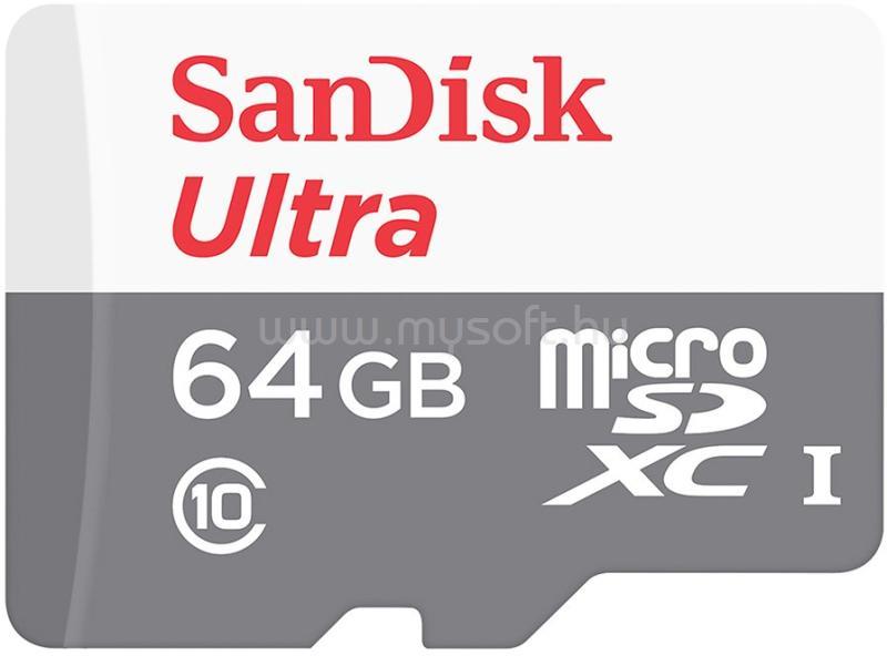 SANDISK ULTRA MICROSDXC 64GB 100MB/S CLASS 10 UHS-I U1 memóriakártya