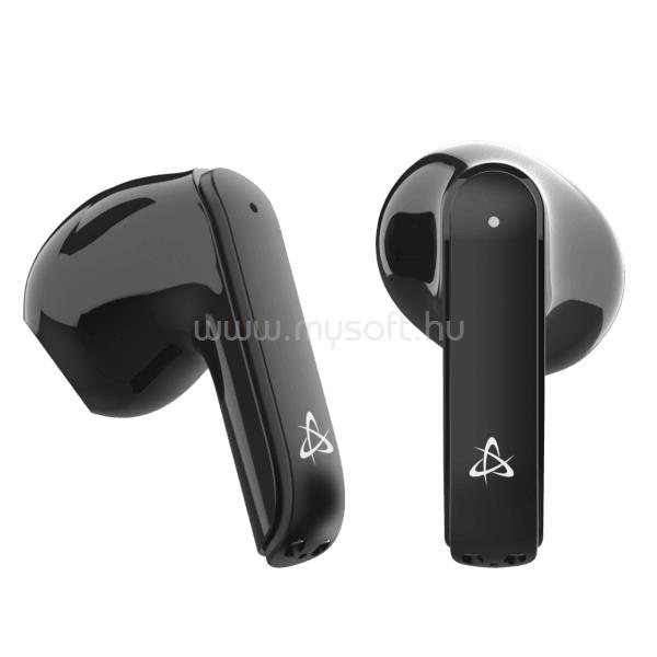 SBOX EB-TWS12B bluetooth v5.4 in-ear mikrofonos fülhallgató (fekete)