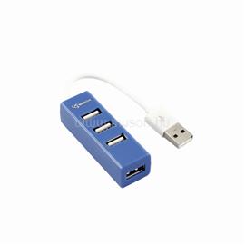 SBOX H-204 USB HUB (kék) SBOX_H-204BL small