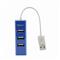 SBOX H-204 USB HUB (kék) SBOX_H-204BL small