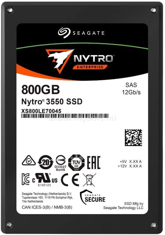 SEAGATE SSD 800GB 2.5" SAS NYTRO 3550 3D ETLC