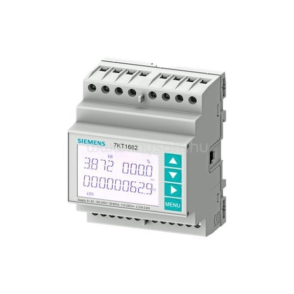 SIEMENS 7KT1682 LCD, 3-fázisú, 7KT PAC1600 sorozat energiamérő