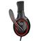 SNOPY SN-GX1 ERGO headset (mikrofon, 3.5mm jack, hangerőszabályzó, nagy-párnás, 2.2m kábel, fekete-piros) SNOPY_34973 small