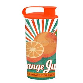 SOLMAZER IRIS Orange Juice mintás pohár tetővel 470ml 161924-028 161924-028 small