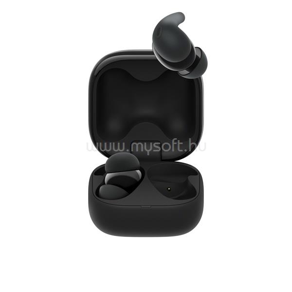 SONY WF-LS910N Linkbuds Fit zajszürős True Wireless Bluetooth fülhallgató (fekete)