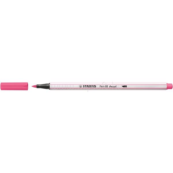 STABILO Pen 68 brush pink ecsetfilc