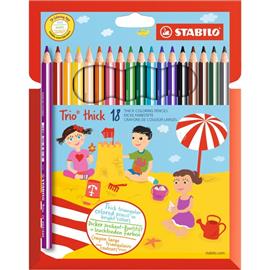 STABILO Trio vastag 18db-os vegyes színű színes ceruza STABILO_203/18-01 small